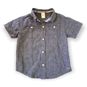 JANIE and Jack chambray button down shirt